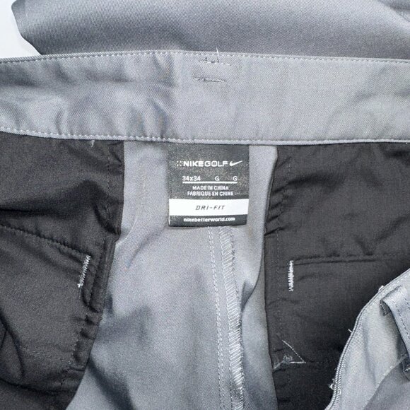NIKEGOLF DRI-FIT grey golf‎ pants - Picture 4 of 5